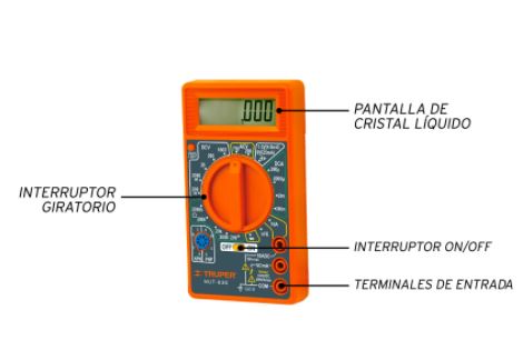 Multímetro Escolar Truper MUT-830